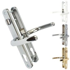 UPVC Door Handle Set 68PZ Lever Snib Sprung 215mm Fixing Centres Fullex Farnham