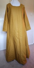 Medieval Gold wool womens Kirtle