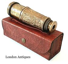Vintage Brass Telescope