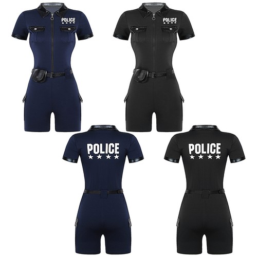 Women police officer costume - police,