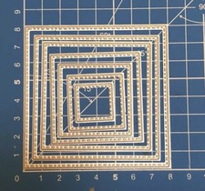7 Stitched Edge Nesting Square