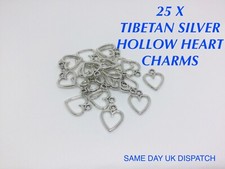 25 X TIBETAN METAL HOLLOW