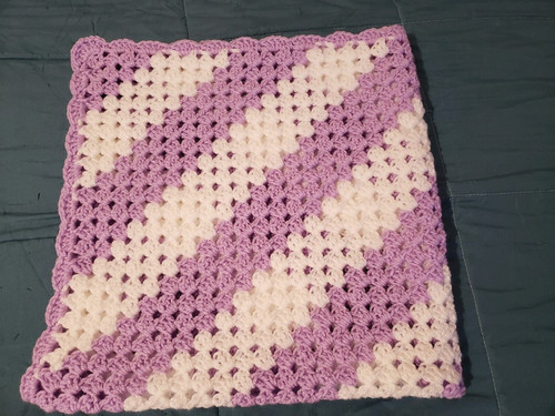 Hand crochet lilac and - crochet,