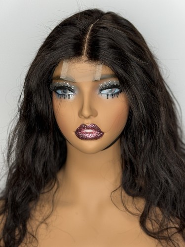 Straight human hair bang 2x6 - human,