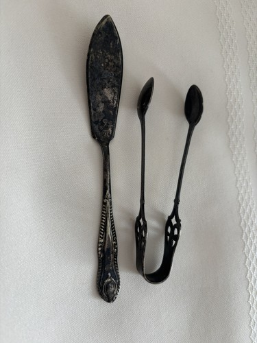 Antique silver plated sugar - silver-plated,