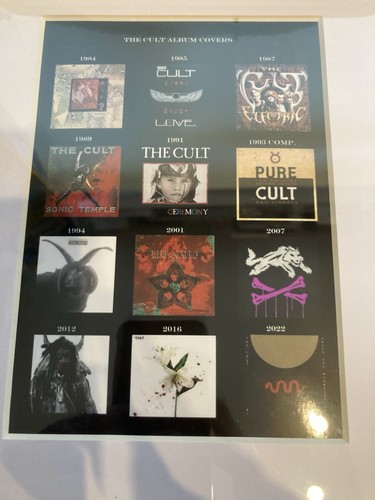 The cult album covers framed - cult,