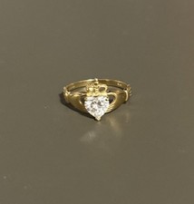 9ct Gold Cubic Zirconia Heart
