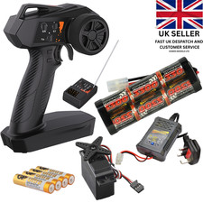 Ready to Run Bundle for Tamiya Kits Radio Set, Battery, Fast Charger & Servo