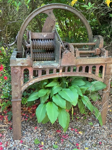 Antique cast iron farm - , hay