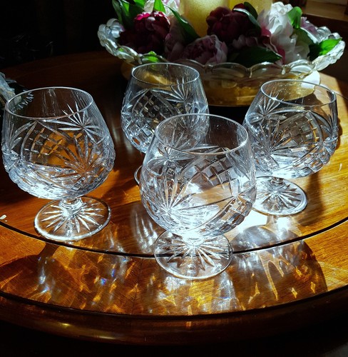Vintage crystal brandy - crystal, glasses