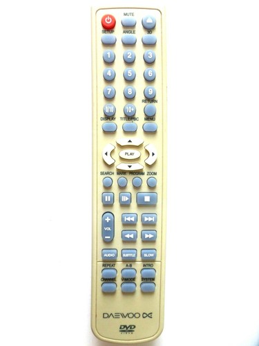 Daewoo dvd player remote - player,