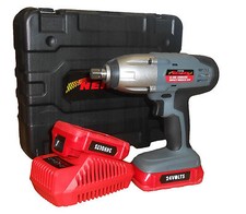 IMPACT WRENCH 24V LITHIUM 1/2" CORDLESS RATCHET + 2 BATTERIES IN CASE CT3730