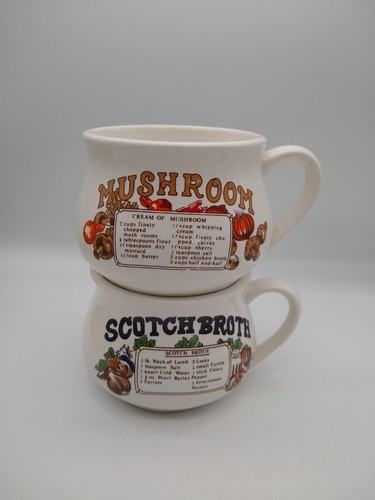 Vintage retro rustic - , soup