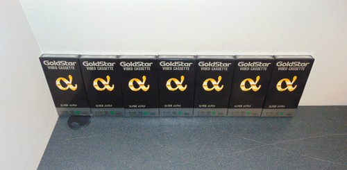 Goldstar e195 video cassette - 7,