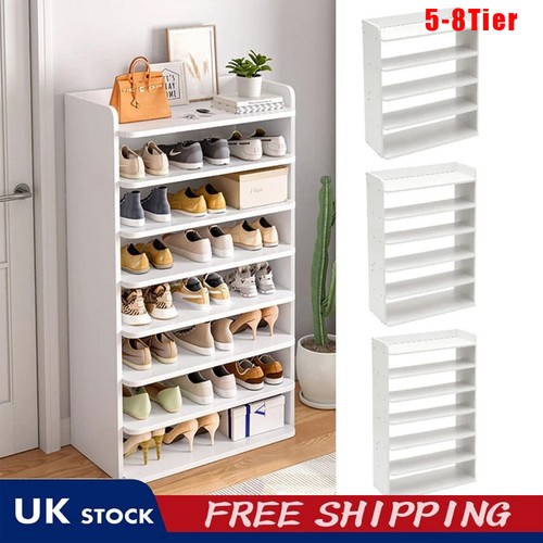 Tier wooden shoe rack - wooden,