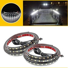2x 60" Waterproof LED Cargo Bed Light Bar Van Pickup Truck Lighting Strips White