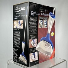 New LIGHT ‘N’ EASY DELUXE STEAM MOP Unused Home-Tek HT824 Tiles Vinyl Carpet