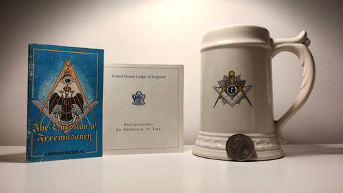 Vintage masonic stein 1961 - stein,