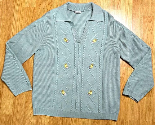 Damart green blue - green, knit