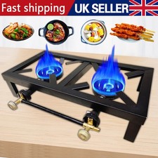 Camping stove double burner - stove,