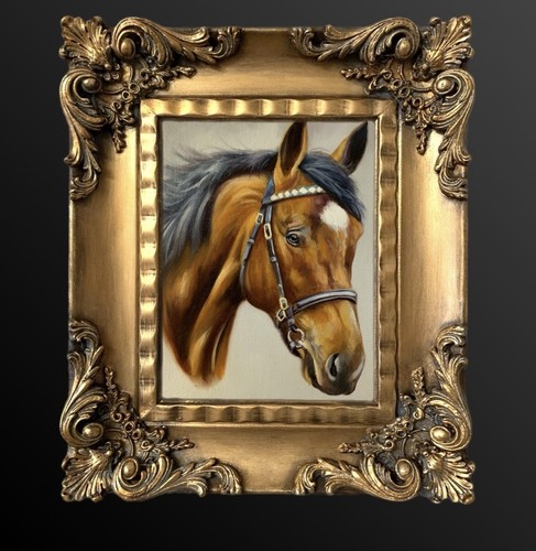 Framed original oil painting - framed,