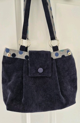 Earth squared navy - squared, corduroy