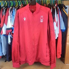 NOTTINGHAM FOREST 2021 MACRON FOOTBALL SOCCER TRACKSUIT JACKET TOP 3XL