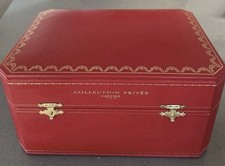 Cartier Jewellery Box Red Empty Packaging for Pendant, Necklace, Chain, Bracelet