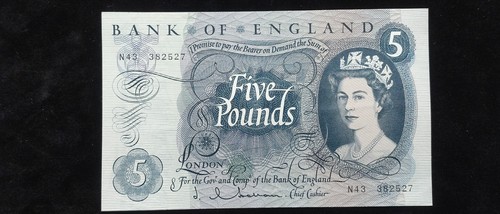 Bank england five - of,