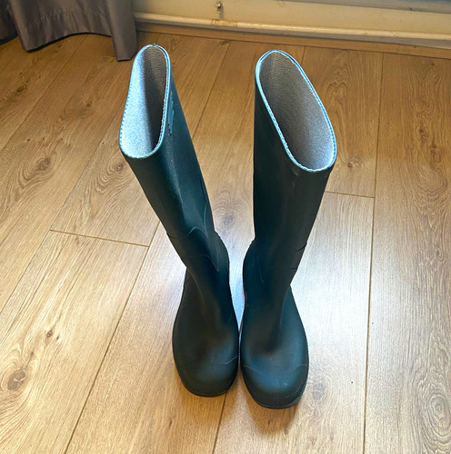 Women green knee high - knee,
