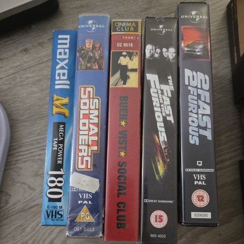 Job lot vhs cassettes - lot,