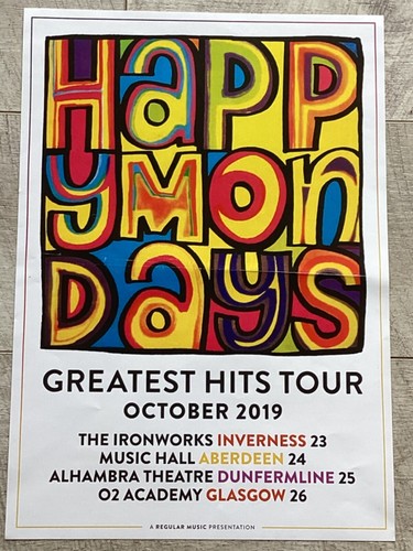 Happy mondays concert poster - happy,