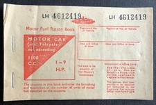 1950s Motor Fuel Ration Book