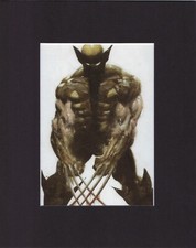 8X10" Matted Print Comic Book Art Picture: Mike Deodato Jr, Wolverine (Marvel)