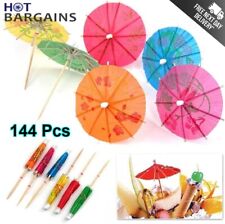 Cocktail Paper Umbrellas 144pcs Party Drink and Food Decorative Accessories