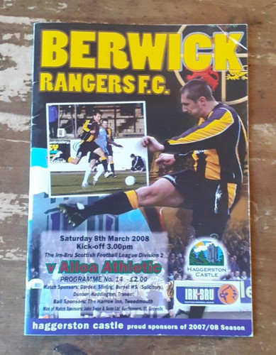 Berwick rangers alloa - berwick, v