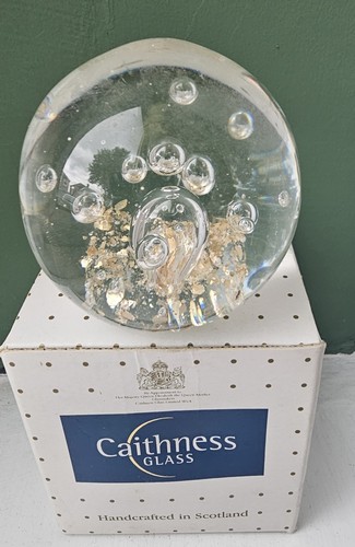 Caithness glass paperweight - glass,