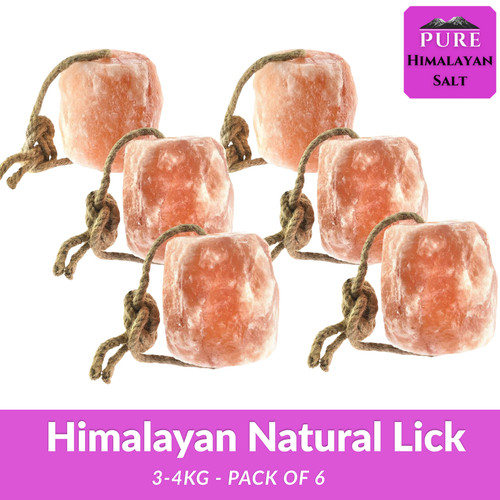 Himalayan salt lick 4kg pack - himalayan,