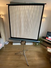 Vintage Pathescope Cine Screen In Original Box. Great  Condition