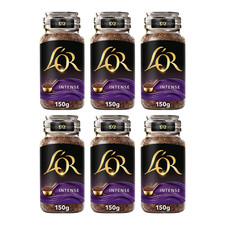 L'OR Intense Instant Coffee 150g Pack of 6 Jars, Total 900g