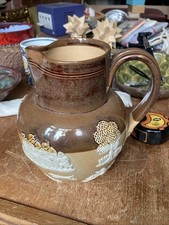 Doulton Lambeth Harvest Pitcher Jug C1900 18cm Tall
