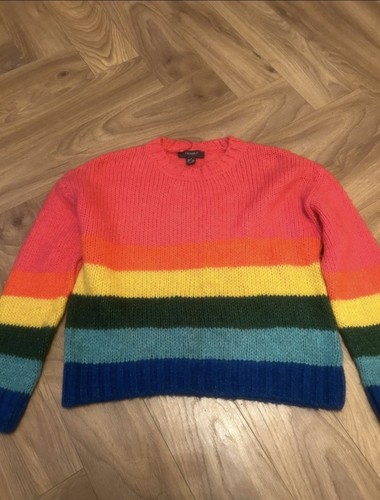 Primark striped rainbow jumper - rainbow,