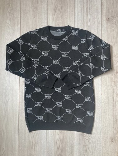Boohoo man thick black - thick, jumper