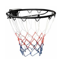 Netball Ring & Net - Steel Hoop for Garden or Court Play - Fixings Included