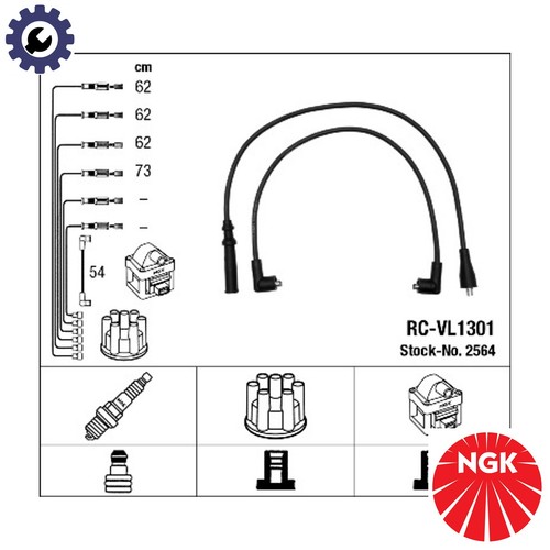 Ignition cable kit 2564 for - kit,