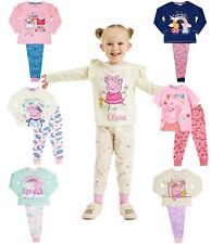 Girls Peppa Pig Personalised Pyjamas Unicorn Rainbow Queen Pyjamas 12 Mths-6 Yrs