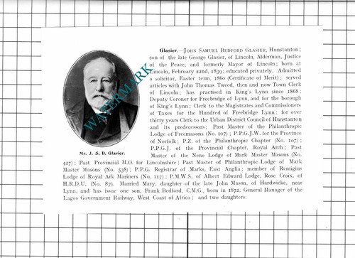 John samuel bedford glasier - samuel,