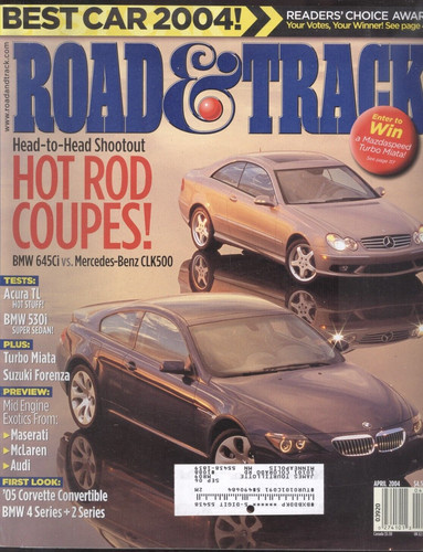 2004 road track magazine - &,