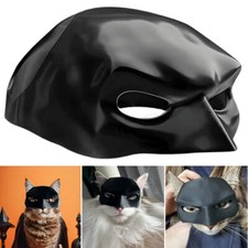 Bat Cat Avenger Mask Black Pet