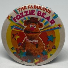 Fozzie Bear The Muppets Pin Lapel Badge Stand Up Comic Character Comedy Show